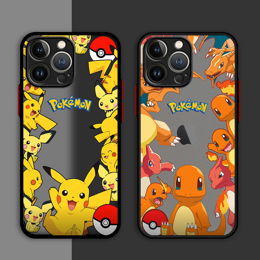 Matte Hard Pc Back Case - Hot Anime Cartoon Pokemon Case For