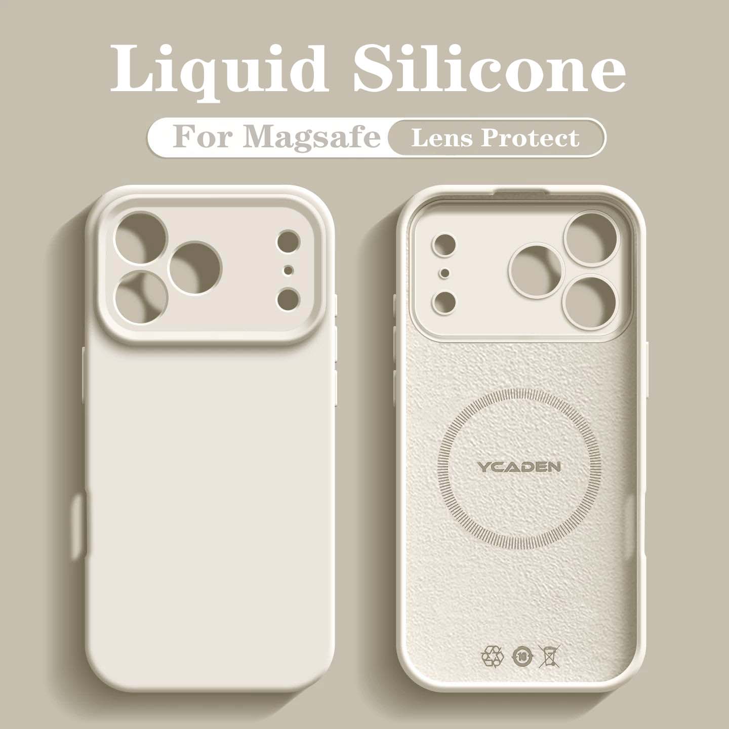 Liquid Silicone Magnetic Phone Case - For Magsafe Luxury Liquid Silicone Phone