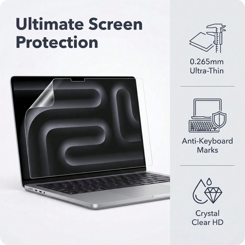 5 Pack for MacBook Pro 14 Inch - Matte Anti Glare Screen Protector ulasan dan harga