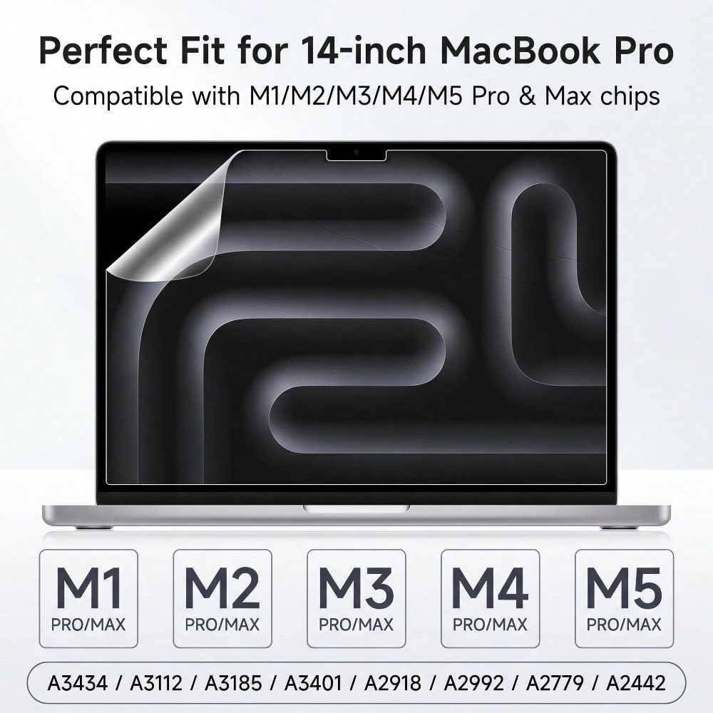 5 Pack for MacBook Pro 14 Inch - Matte Anti Glare Screen Protector ulasan dan harga