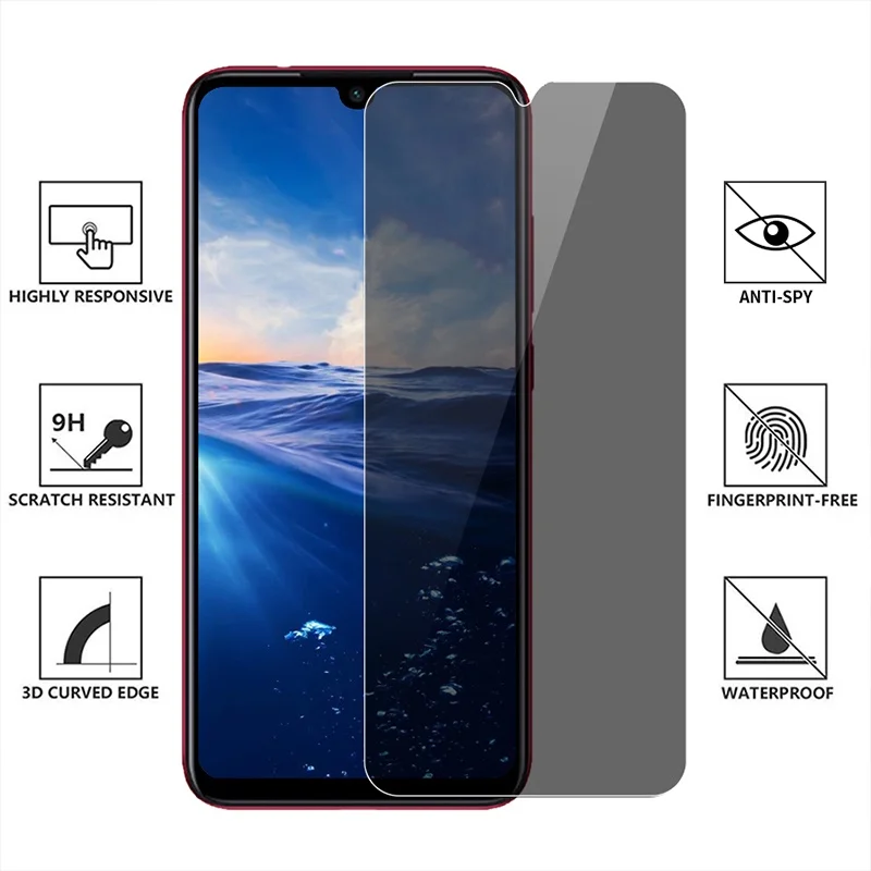 Anti-spy tempered glass screen - Anti Spy Privacy Glass Case ulasan dan harga