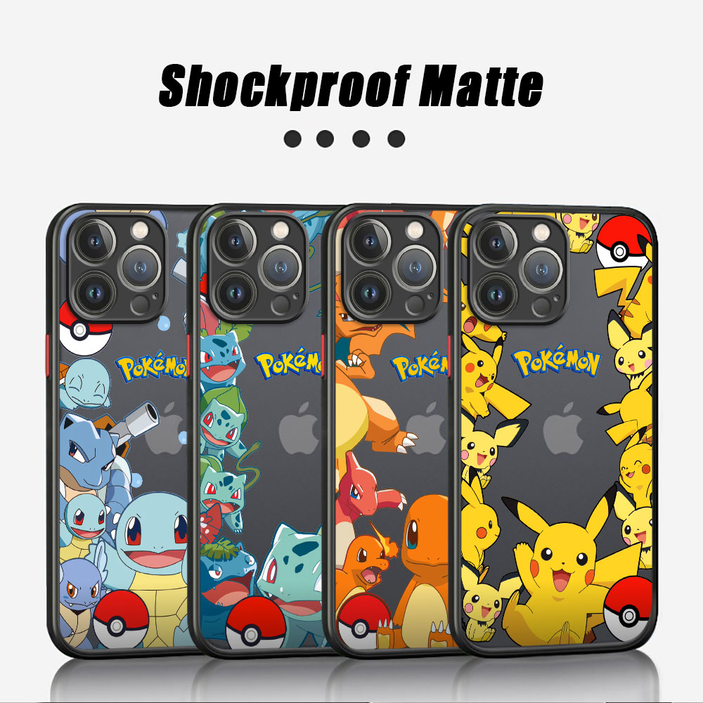 Hot Anime Cartoon Pokemon Case - Matte Hard Pc Back Case ulasan dan harga