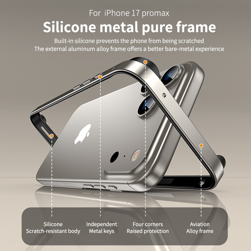 Aluminum Metal Frame Silicone  - Metal Bumper Aluminum Frame Case ulasan dan harga