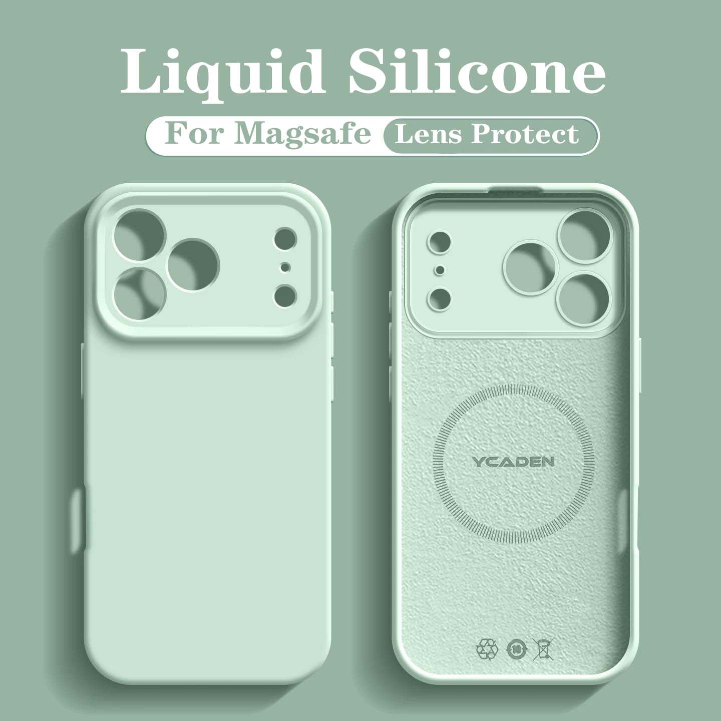 For Magsafe Luxury Liquid Sili - Liquid Silicone Magnetic Phone Case ulasan dan harga