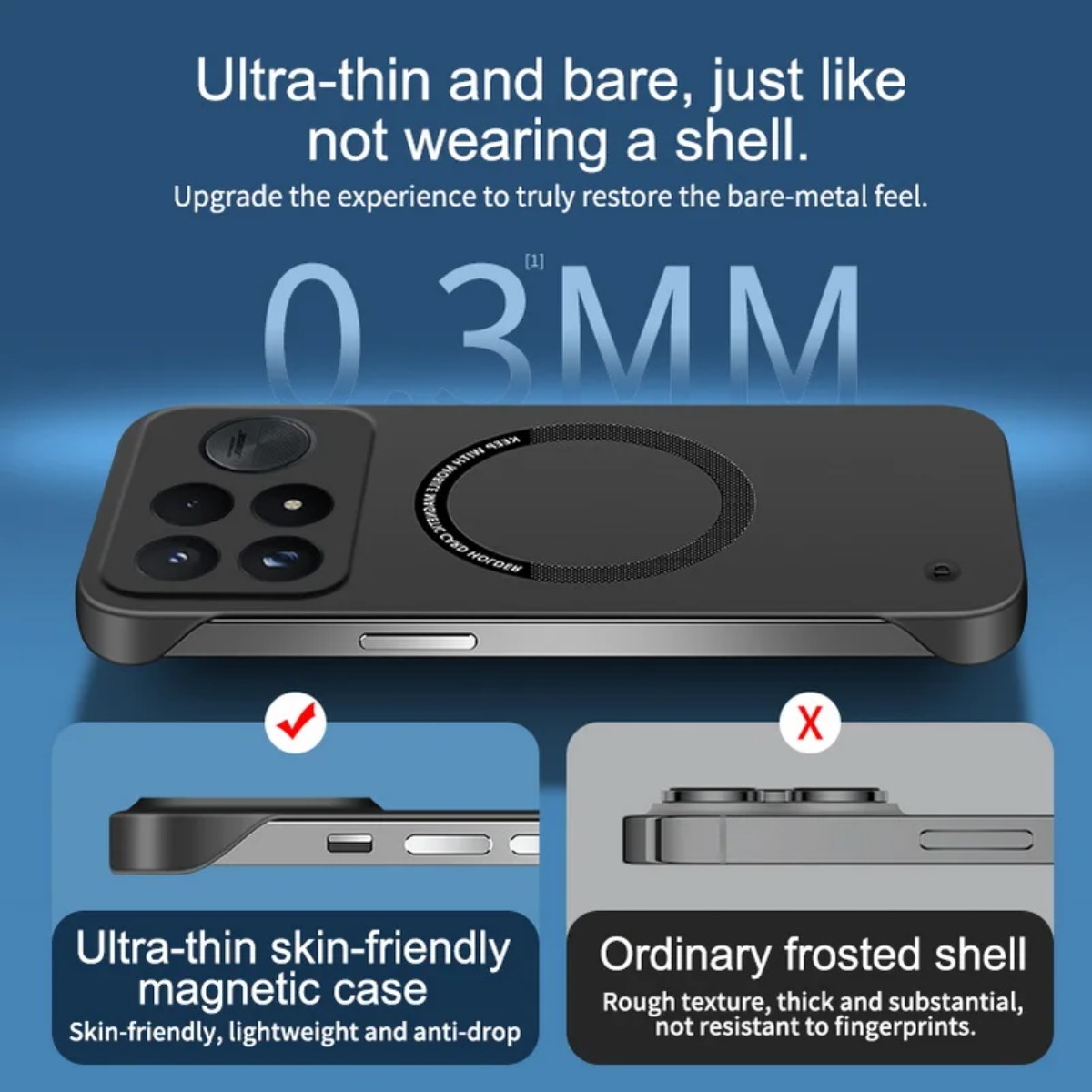 Ultra-thin Frameless Case for  - Ultra Thin Frameless Phone Cover ulasan dan harga